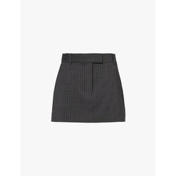  Camilla And Marc Brancusi pinstriped wool-blend woven mini skirt