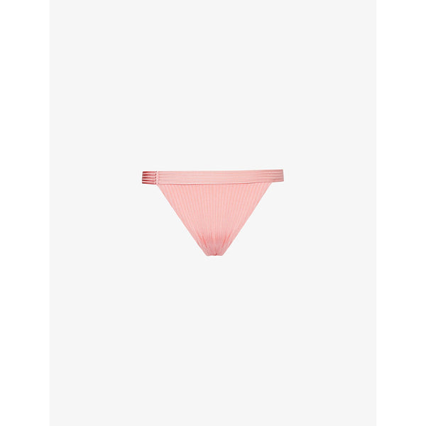  Monday Swimwear Santorini ribbed stretch-recycled nylon bikini bottoms