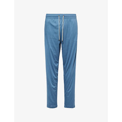  Zimmerli High-rise tapered-leg cotton-jersey pyjama bottoms