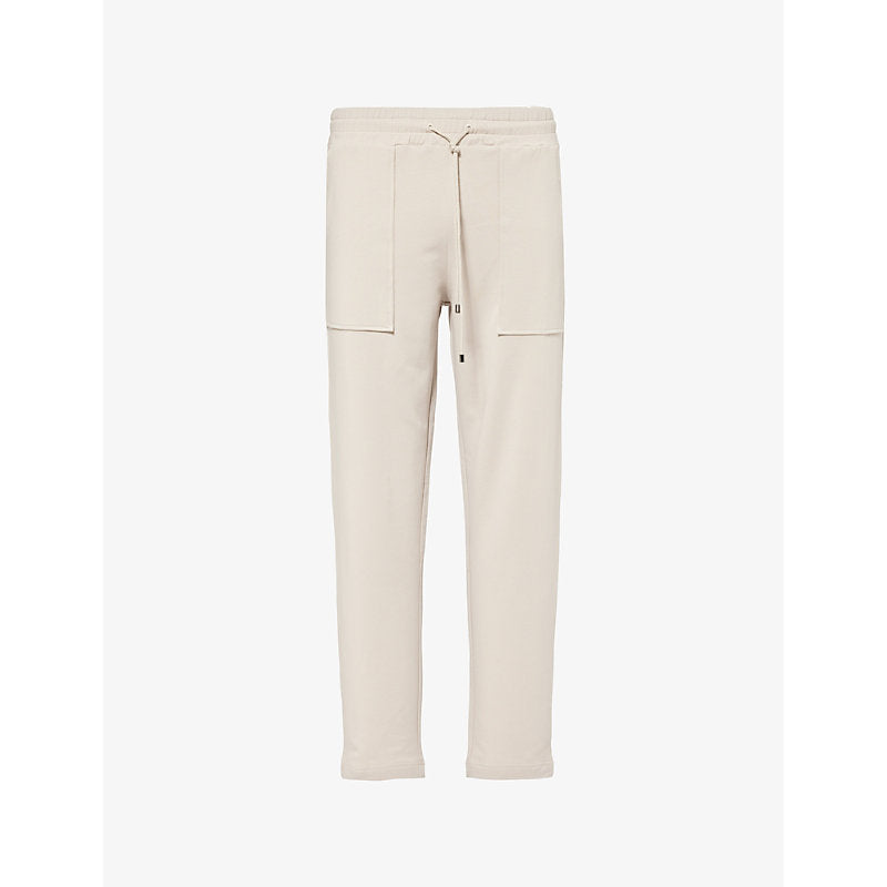  Zimmerli Elasticated-waist tapered-leg stretch-woven blend jogging bottoms