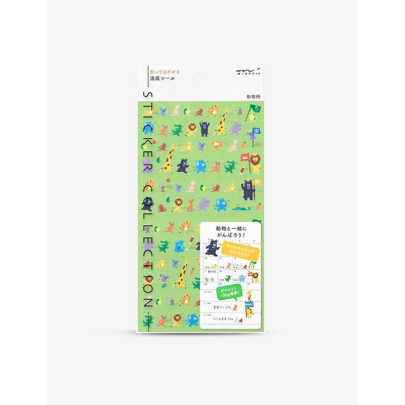 Midori Animal sticker collection