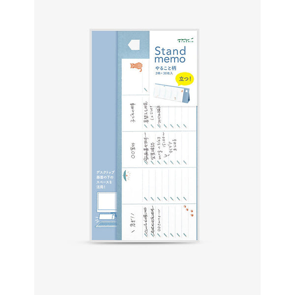 Midori Memo pad and stand 22cm x 11.4cm