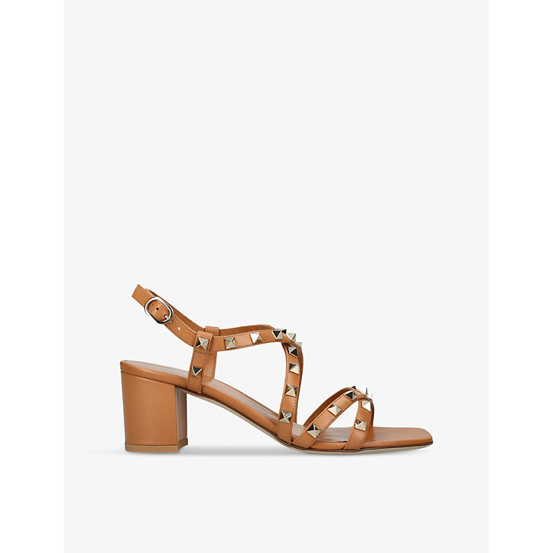 Valentino Garavani Rockstud 60 stud-embellished leather heeled sandals