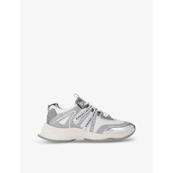 Kg Kurt Geiger Kelsie brand-tab faux-leather low-top trainers