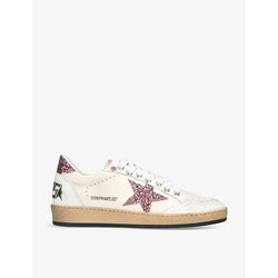  Golden Goose Ball Star Exclusive 6 glitter-star leather low-top trainers