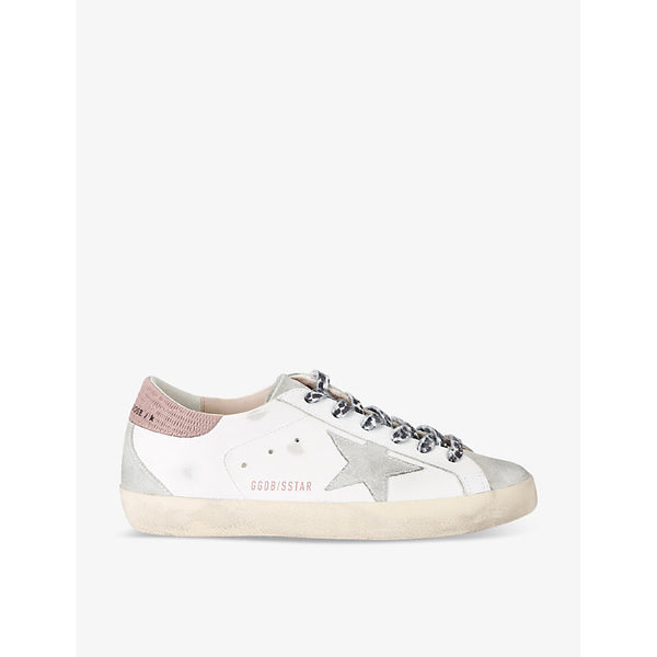  Golden Goose Women's Superstar 11868 star-embroidered leather low-top trainers