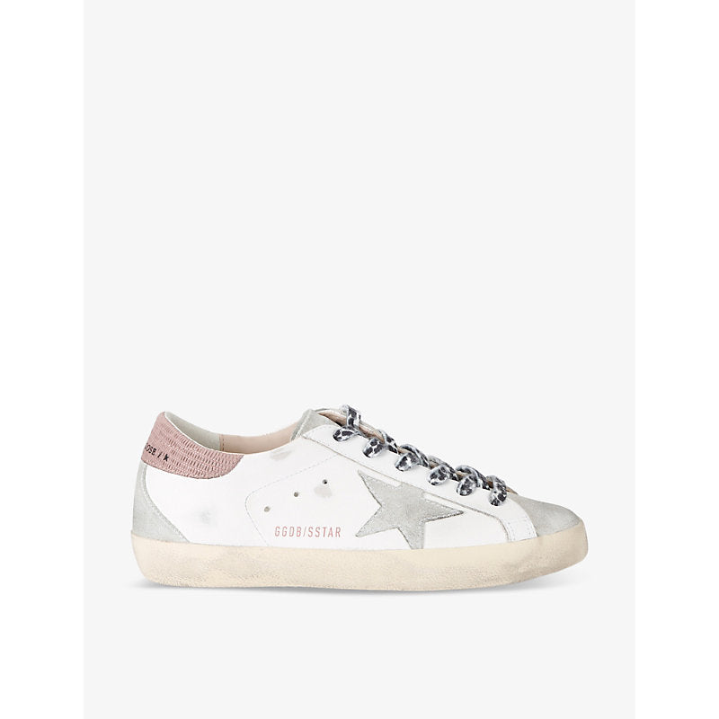 Golden Goose Women's Superstar 11868 star-embroidered leather low-top trainers