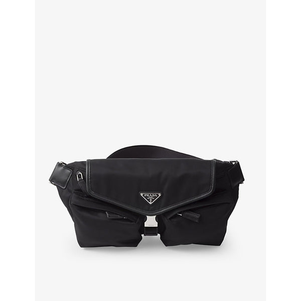 Prada Re-Nylon recycled-nylon and leather shoulder bag