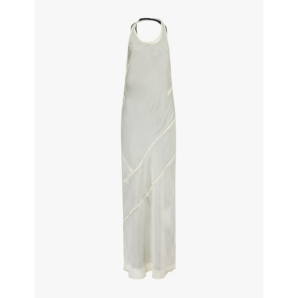  Sir Strobe halterneck silk maxi dress