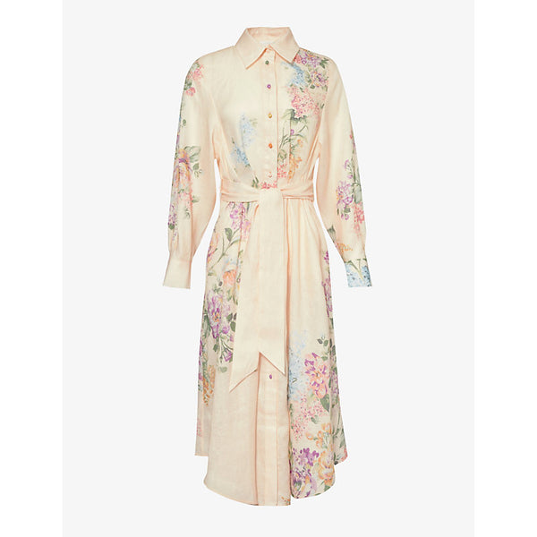 Zimmermann Halliday floral-print linen maxi dress