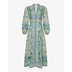 Zimmermann Ottie paisley-print linen midi dress | ZIMMERMANN