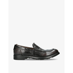 Mens Officine Creative Chronicle leather penny loafers