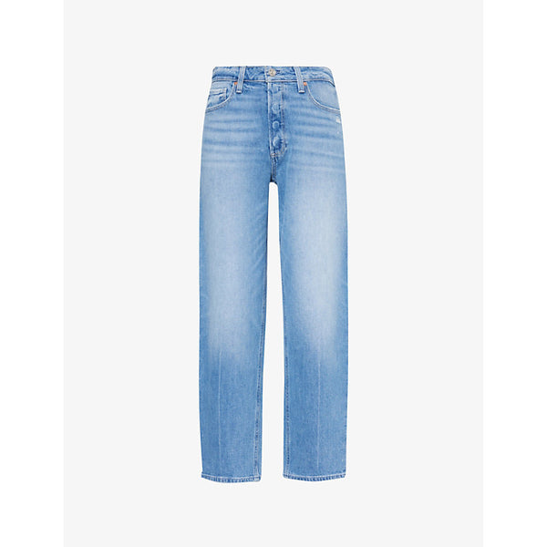 Paige Alexis barrel-leg high-rise jeans