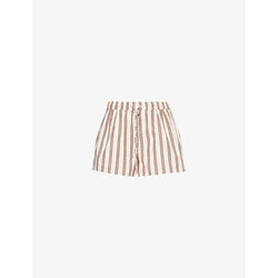  Paige Lure striped cotton shorts