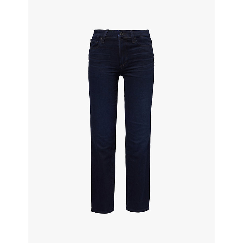  Paige Cindy straight-leg slim-fit stretch-denim blend jeans