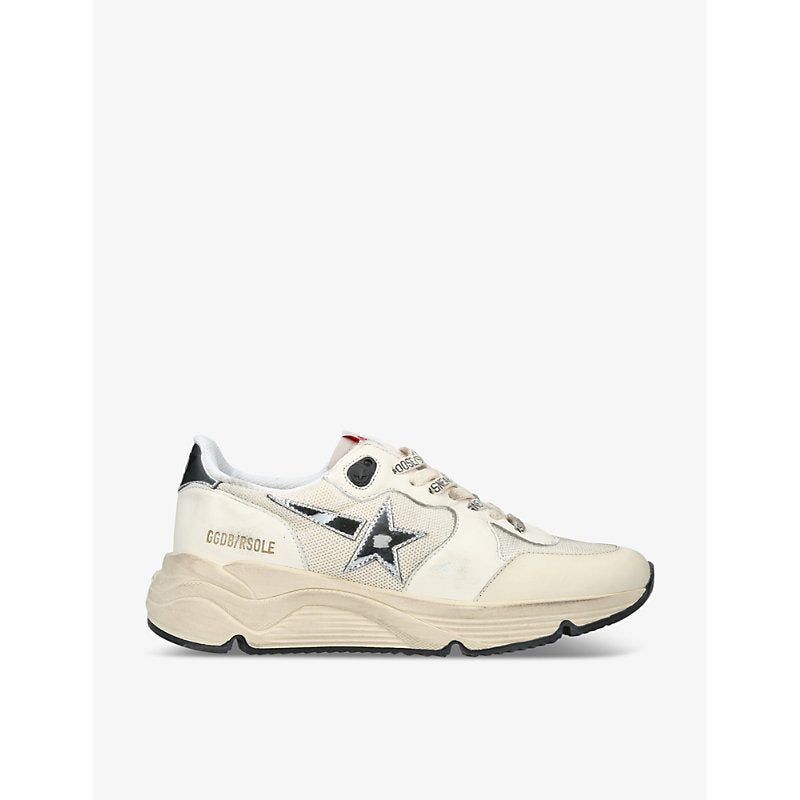 Golden Goose Running Sole 11894 suede and mesh low-top trainers | Golden Goose