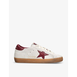  Golden Goose Super-Star 10360 star-embroidered suede low-top trainers