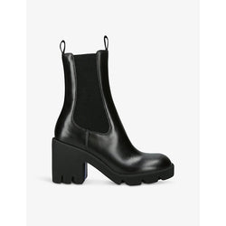 Burberry Stride leather heeled mid-calf boots