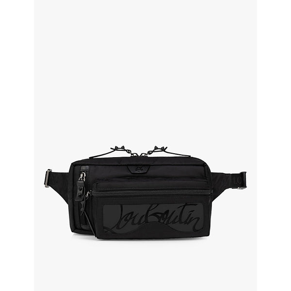 Christian Louboutin Loubideal logo-embellished woven belt bag | Christian Louboutin