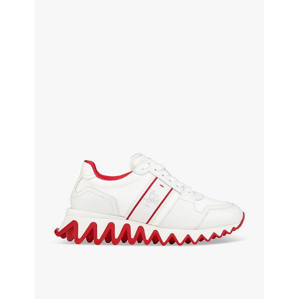 Christian Louboutin Nastroshark chunky-sole leather low-top trainers