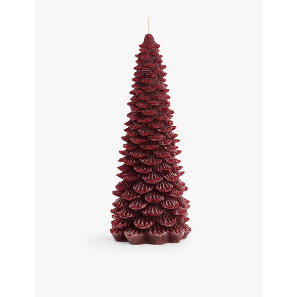 Selfridges Edit Christmas Tree wax candle 27cm