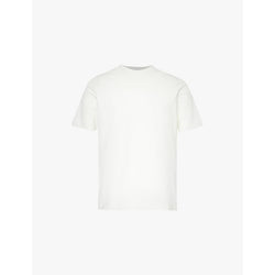  Emporio Armani Logo-embossed short-sleeve relaxed-fit cotton-jersey T-shirt