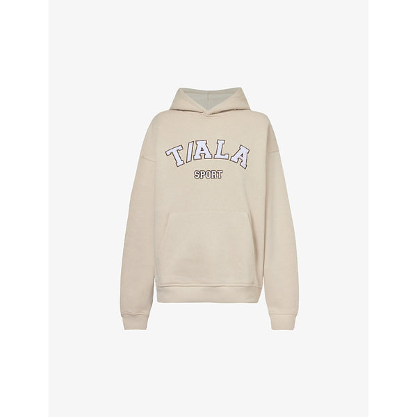 Womens We Are Tala Volly logo-appliqué organic cotton and recycled polyester-blend hoody