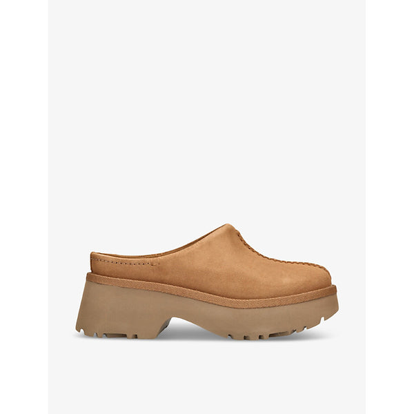  Ugg New Heights suede clogs