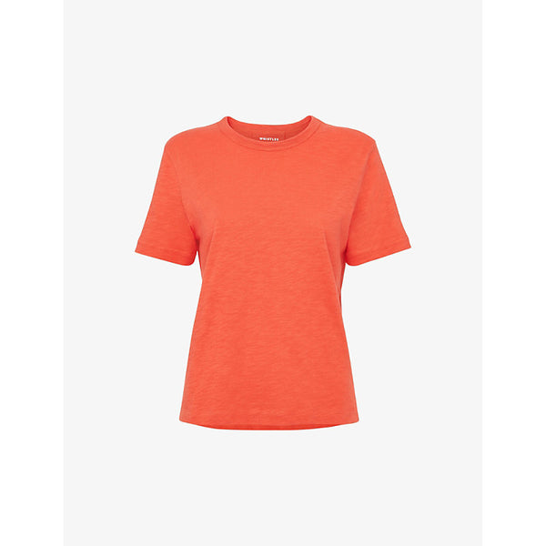 Whistles Emily round-neck cotton T-shirt