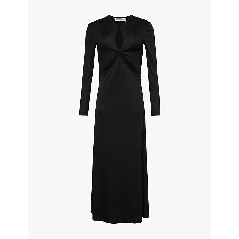 Christopher Esber Long-sleeved cut-out stretch-jersey maxi dress | CHRISTOPHER ESBER