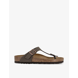 Womens Birkenstock Branded-hardware faux-leather thong sandals