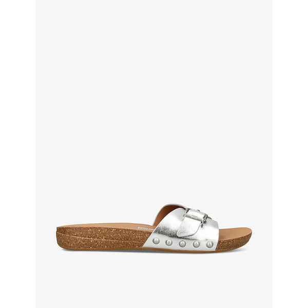  Fitflop iQushion buckle-embellished leather sandals