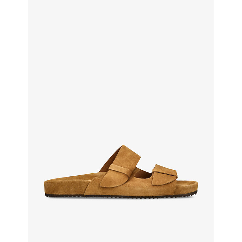  Ancient Greek Sandals Diogenis double-strap suede sandals