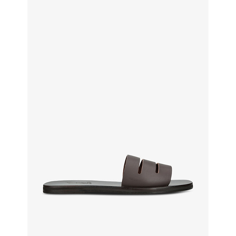  Ancient Greek Sandals Thiseas slit-strap leather sandals