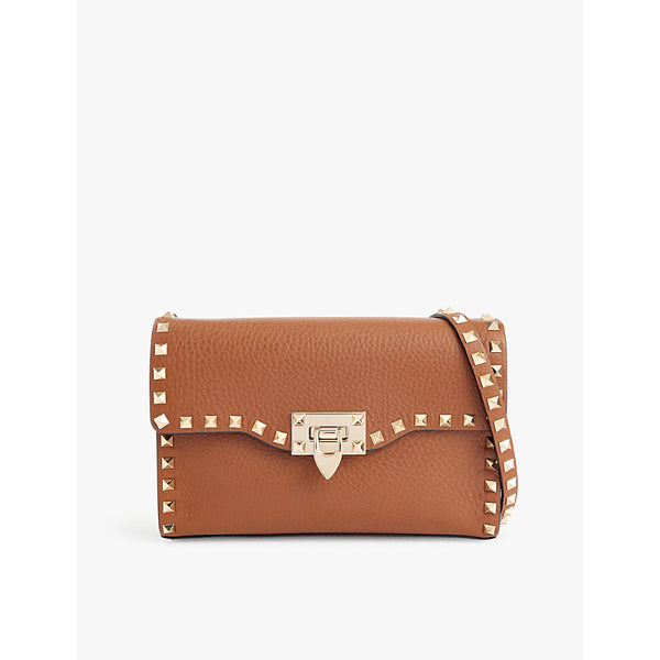  Valentino Garavani Rockstud small leather shoulder bag