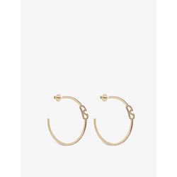  Valentino Garavani Logo-embellished brass earrings