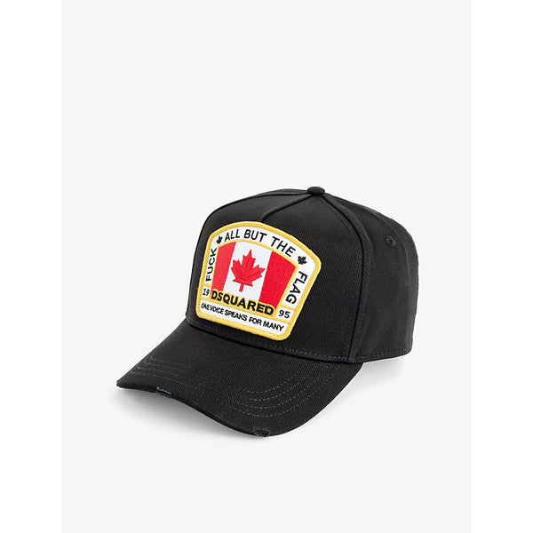 Dsquared2 Canadian flag-embroidered cotton-canvas baseball cap