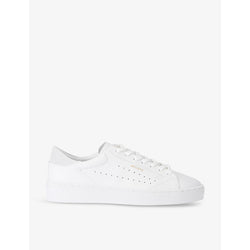  Axel Arigato Court logo-embossed leather low-top trainers