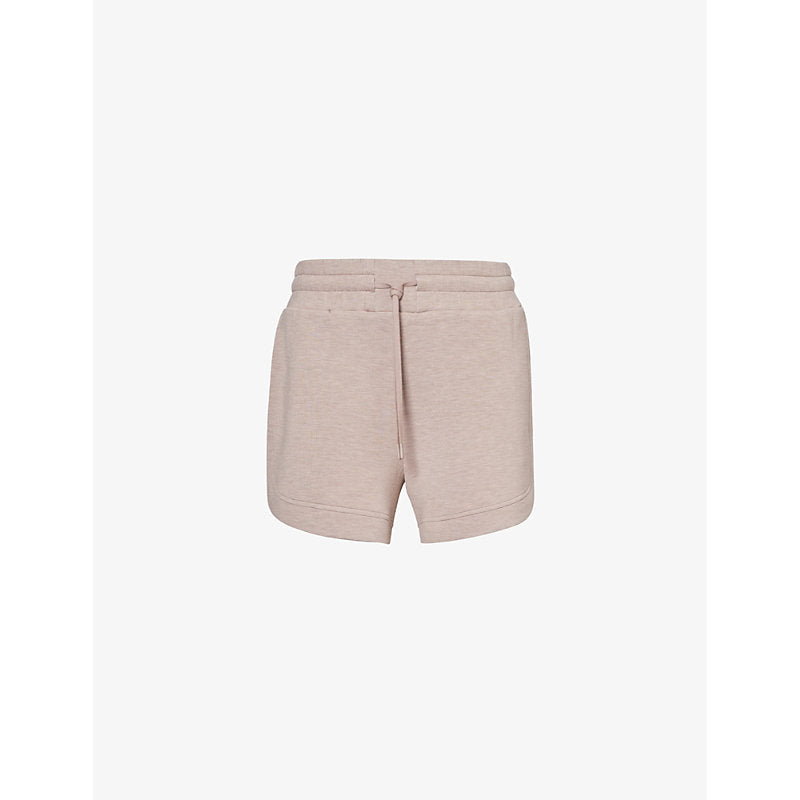  Varley Ollie high-rise stretch-jersey shorts