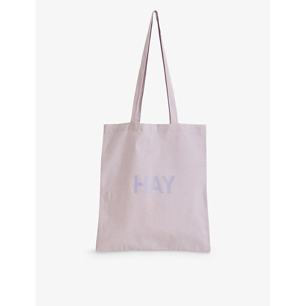 Hay logo-print cotton tote bag