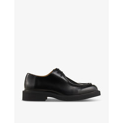 Sandro Lace-up round-toe leather loafers