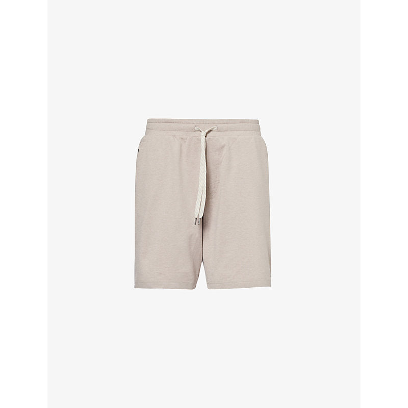  Vuori Ponto elasticated-waist logo-print stretch-recycled-polyester shorts