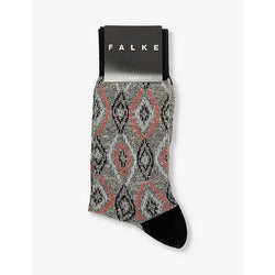  Falke Ikat Spell graphic-pattern knitted socks