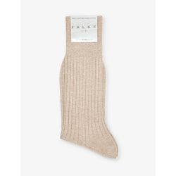  Falke No. 13 logo-print cotton-blend knitted socks