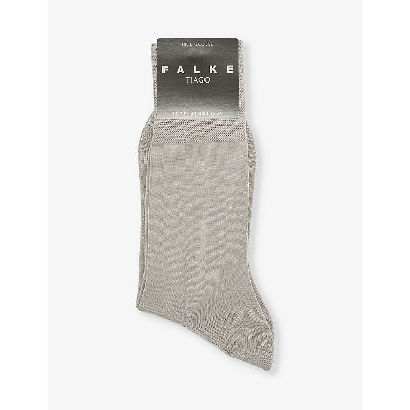  Falke Tiago logo-print organic-cotton blend knitted socks