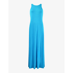 Ro&Zo Round-neck sleeveless jersey maxi dress | RO&ZO