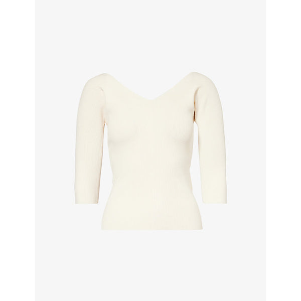  Weekend Max Mara V-neck knitted top