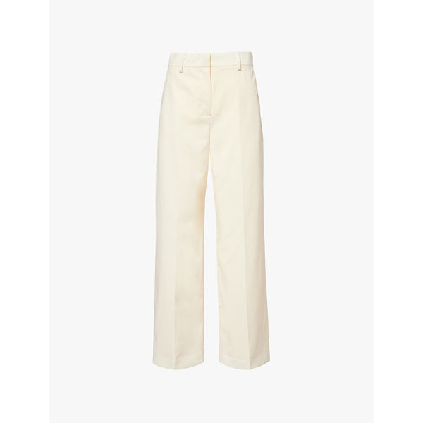  Weekend Max Mara Wide-leg mid-rise wool trousers