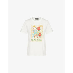  Weekend Max Mara Printed relaxed-fit cotton-jersey T-shirt