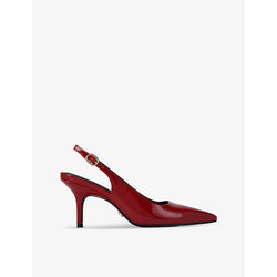 Womens Carvela Spirit pointed-toe faux-leather slingback courts